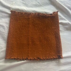 Burnt orange tube top